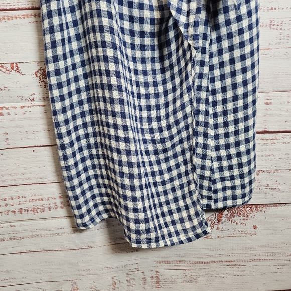 Rails Malia blue gingham wrap tie dress - Picture 11 of 15